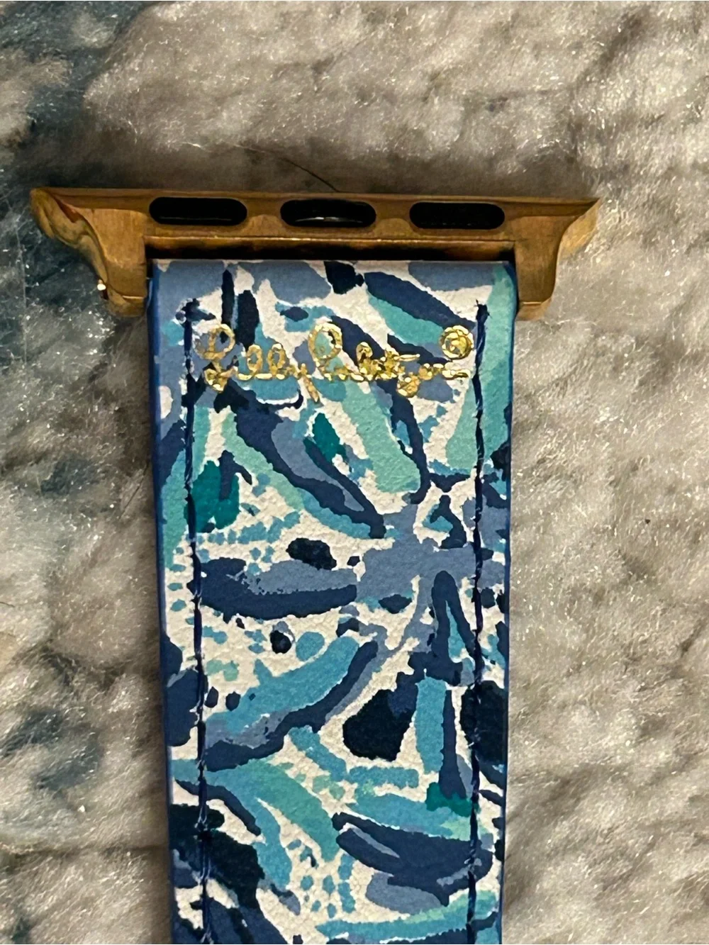 Lilly Pulitzer Apple Watch Band Featured in High Maintenance Genuine Leather 38